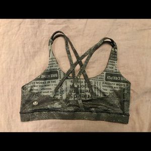 Lululemon cross backed Energy Bra